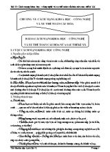 Tài liệu ôn tập Lịch sử lớp 12 - Bài 10 Cách mạng khoa học  công nghệ và xu thế toàn cầu hóa nửa sau thế kỉ XX
